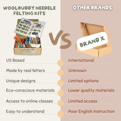 Beginner DIY Needle Felting Kit