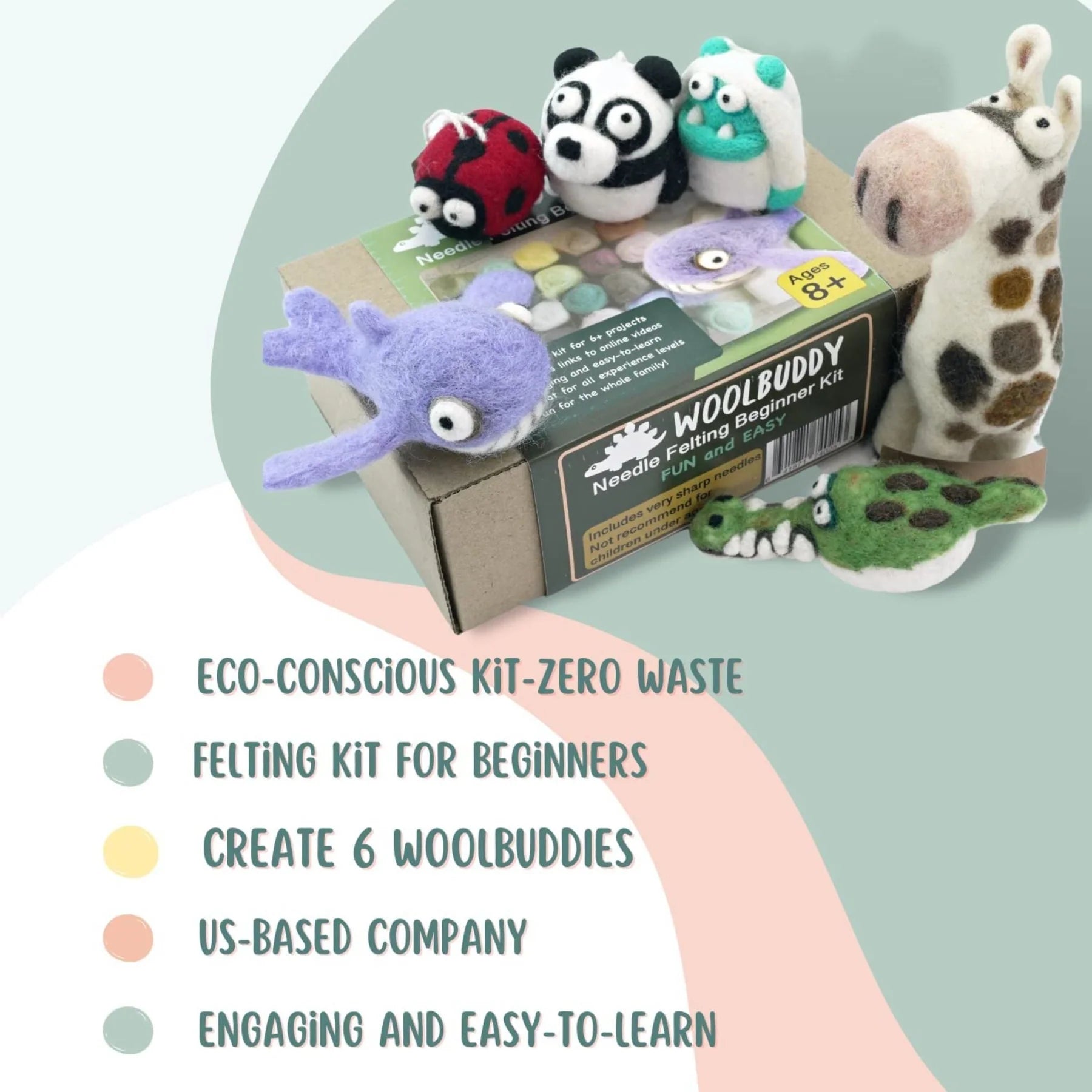 Beginner DIY Needle Felting Kit