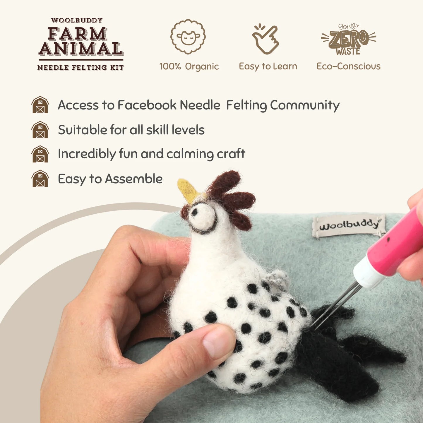 Farm DIY Needle Felting Kit