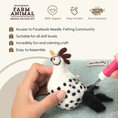 Farm DIY Needle Felting Kit