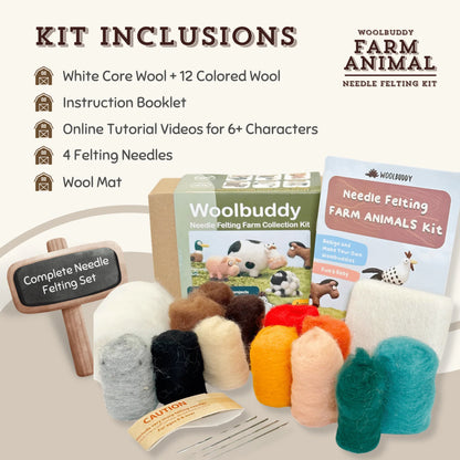 Farm DIY Needle Felting Kit