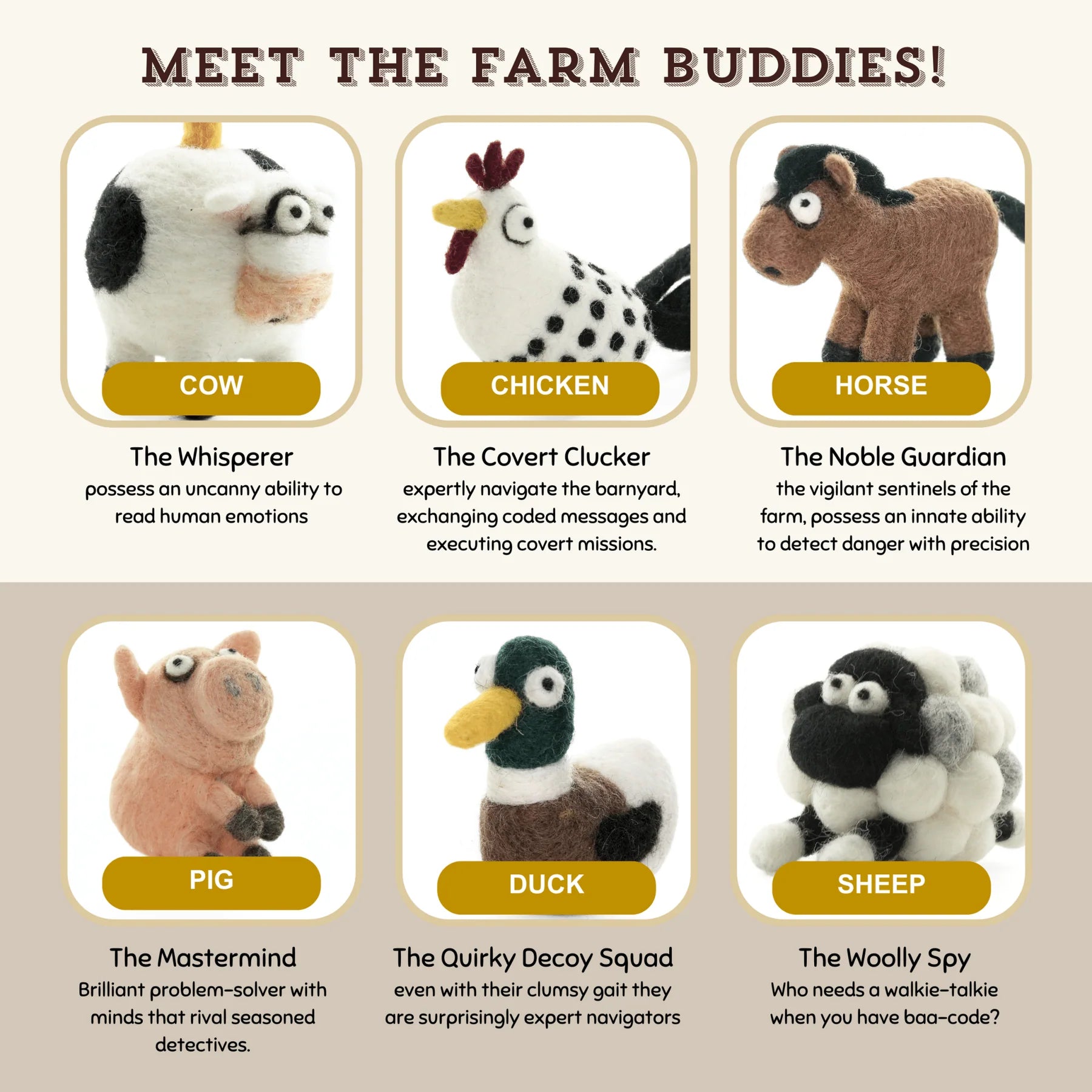 Farm DIY Needle Felting Kit