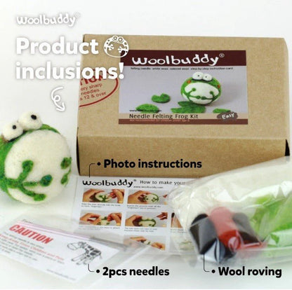 Frog DIY Needle Felting Kit