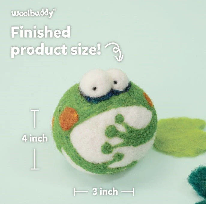Frog DIY Needle Felting Kit