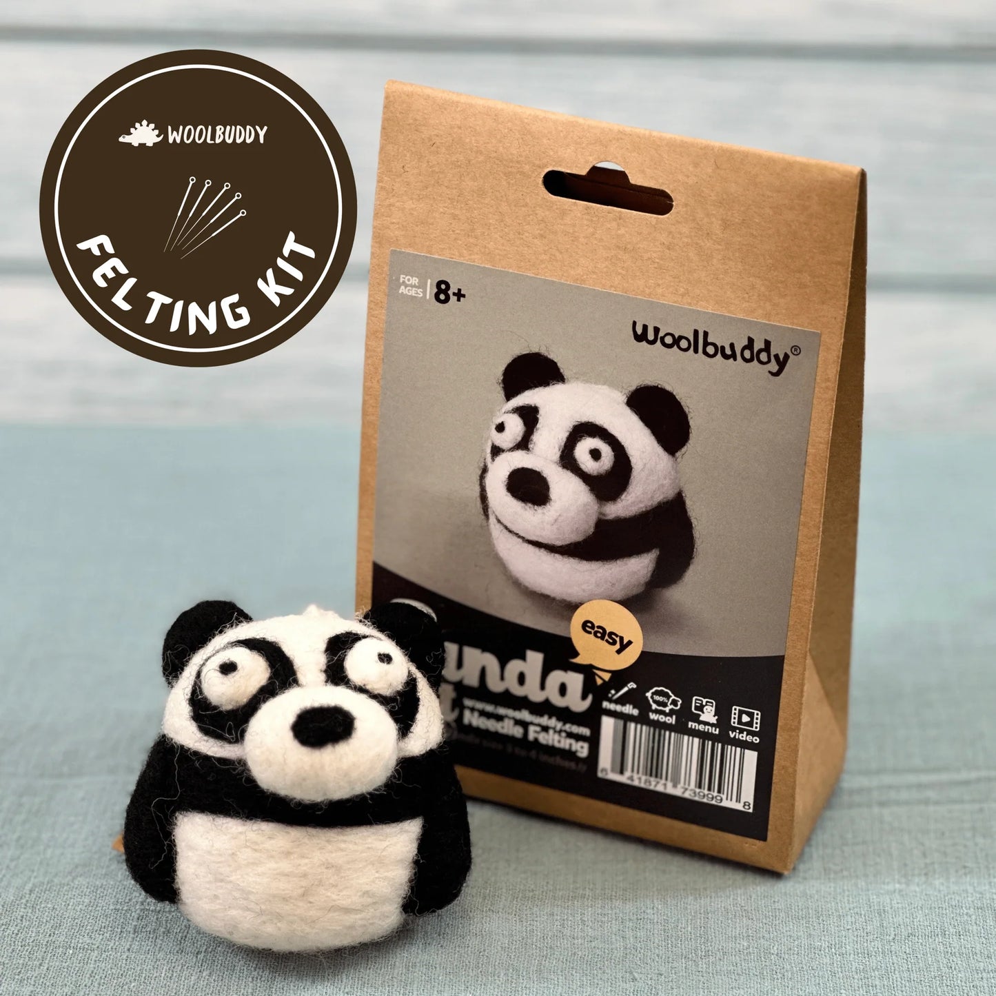 Panda DIY Needle Felting Kit