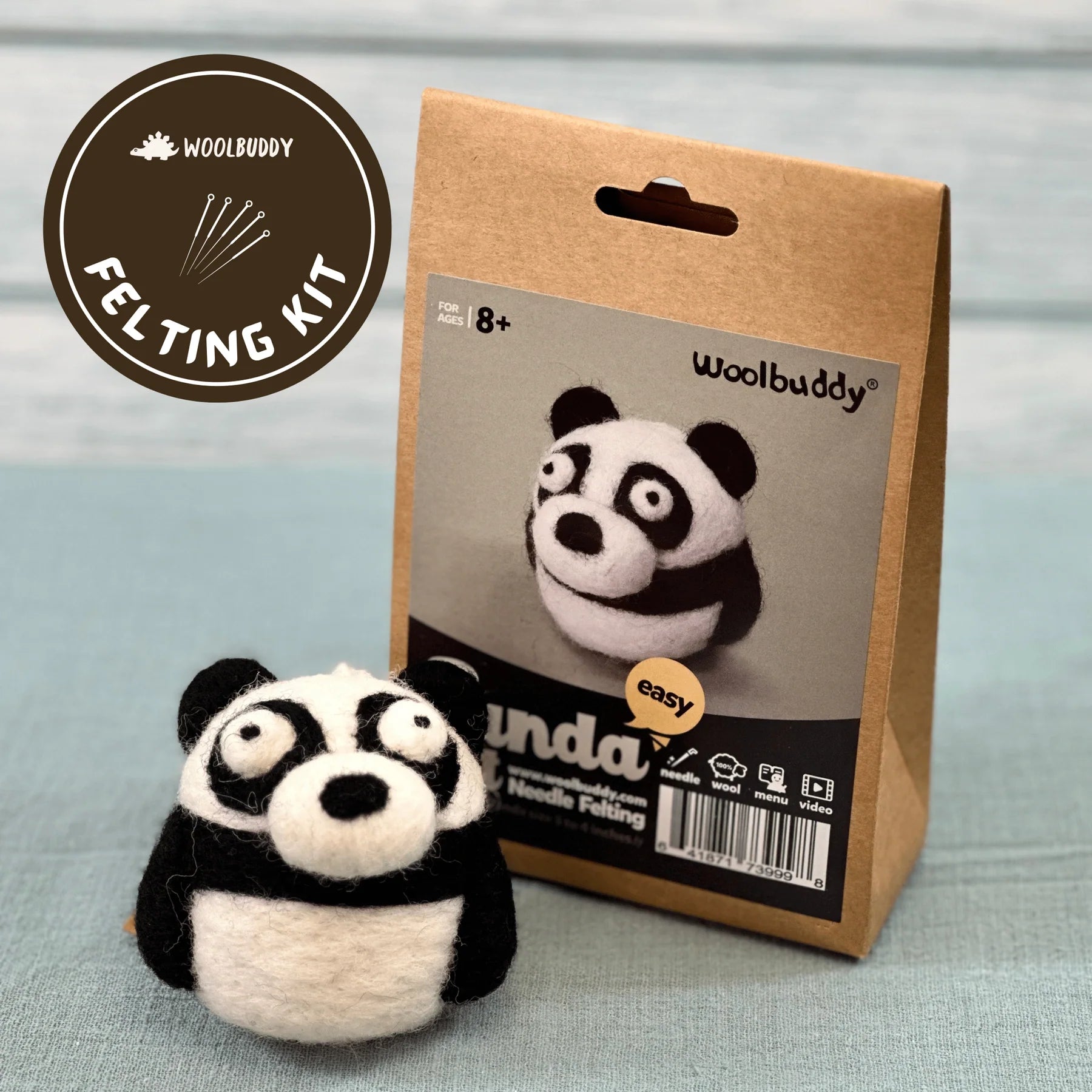 Panda DIY Needle Felting Kit