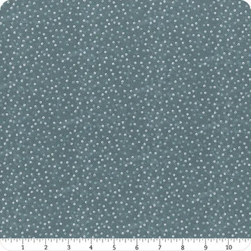 Norwegian Forest Medium Blue Circle Dots Fabric Yardage - image 1 - quilt fabric for sewing and quilting projects
