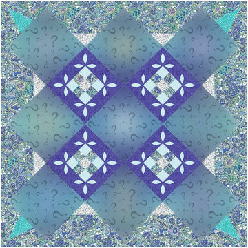 Quilt Fairy Frolic Paisley Garden Quilt Kit - PRESALE