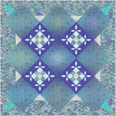 Quilt Fairy Frolic Paisley Garden Quilt Kit - PRESALE