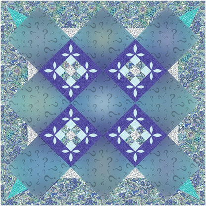 Quilt Fairy Frolic Paisley Garden Quilt Kit - PRESALE