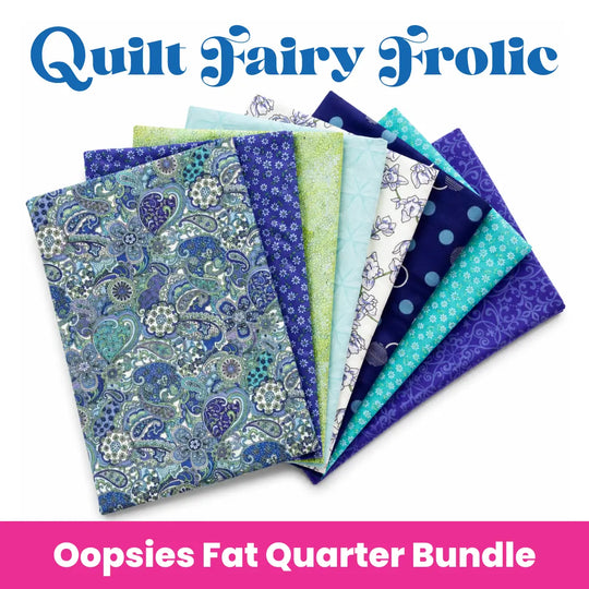 Quilt Fairy Frolic Paisley Garden Oopsie! Fat Quarter Bundle - PRESALE