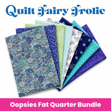 Quilt Fairy Frolic Paisley Garden Oopsie! Fat Quarter Bundle - PRESALE