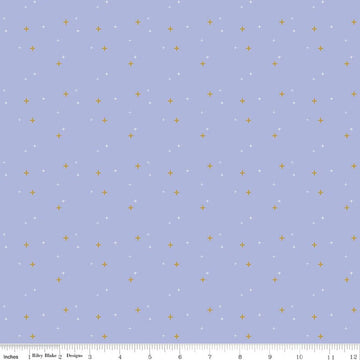 Sparkler Periwinkle Fabric Yardage - quilt fabric for sewing and quilting projects