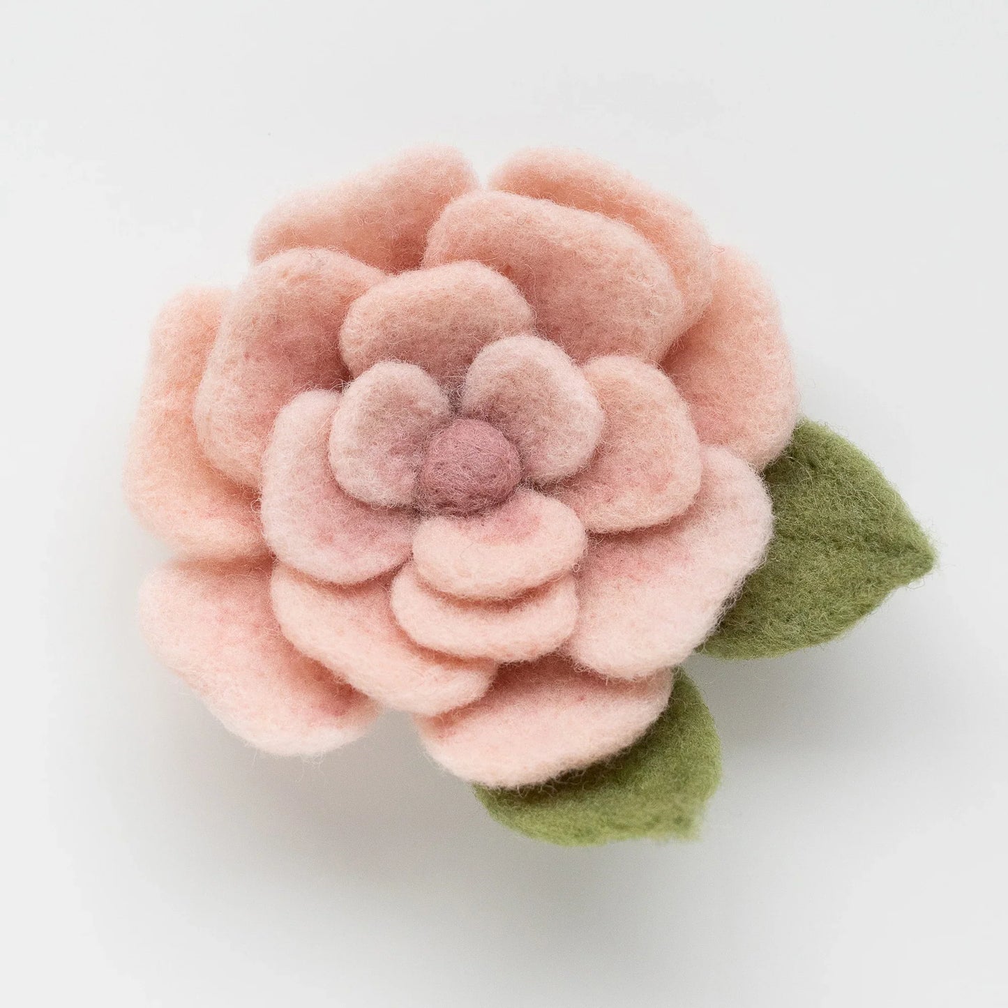 Felted Pink Rose - July