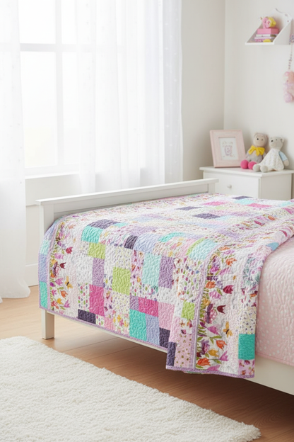 Pretty in Pink Quilt Lifestyle