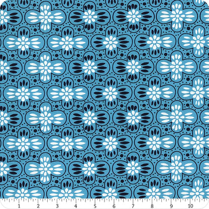 Pretty Things Deep Cottage Stripe 108" Wide Quilt Backing Fabric