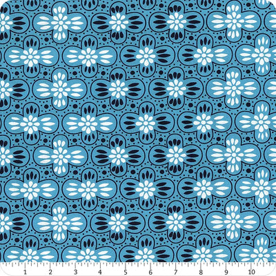 Pretty Things Deep Cottage Stripe 108" Wide 3 Yard Quilt Fabric Back Pack