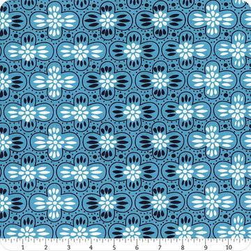 Pretty Things Deep Cottage Stripe 108" Wide 3 Yard Quilt Fabric Back Pack - wide quilt backing fabric for longarm quilting