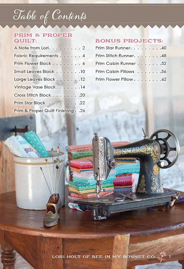 Prim & Proper Quilt Book - image 4 - quilting book with patterns and instructions