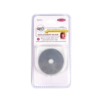 Quilters Select 45mm Rotary Blade Replacements 5pk - quilting supply from Quilted Joy