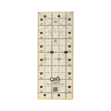 Quilters Select Quilting Ruler 2-1/2in x 6-1/2in - image 1 - quilting ruler for precision cutting