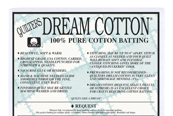 Quilters Dream Cotton Natural Request