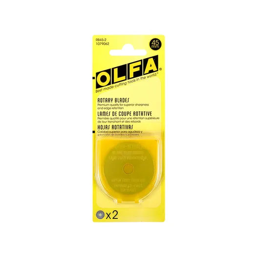 Olfa Rotary Blade 45mm 2ct - quilting supply from Quilted Joy