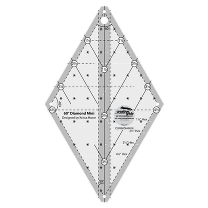 Mini 60 Degree Diamond Ruler