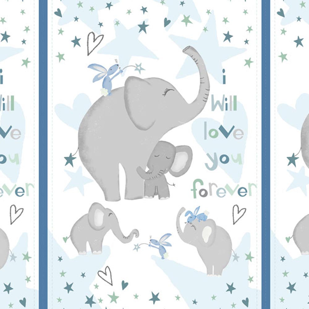 Safari Lullaby Quilt Panel