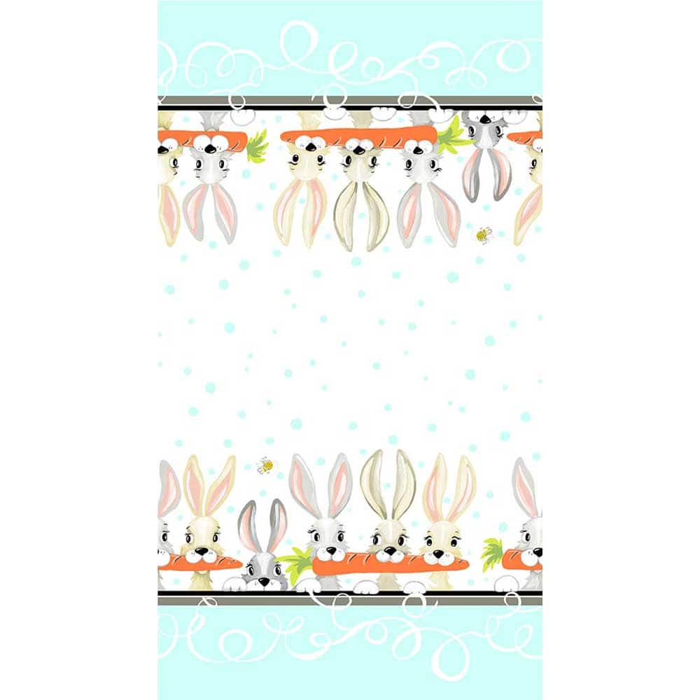 Harold the Hare Double Border Fabric Yardage