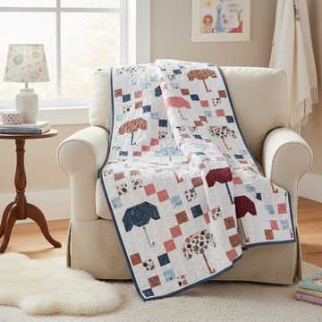 Scattered Sugar Umbrella Quilt - Lifestyle
