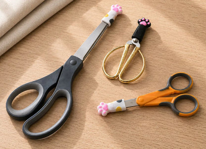 Cat Paw Scissor Tips Black