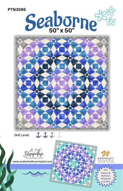 Seaborne Quilt Pattern - image 1 - quilting pattern with step-by-step instructions