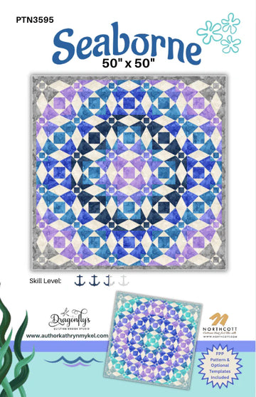 Seaborne Quilt Pattern - image 1 - quilting pattern with step-by-step instructions