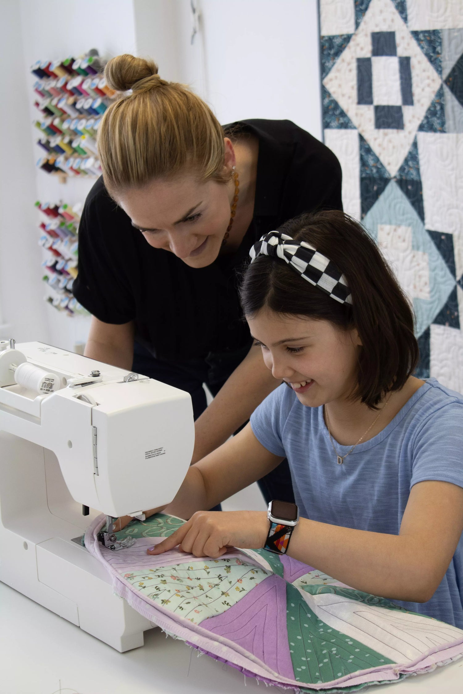 Quilted Joy Sewciety angel sewing project