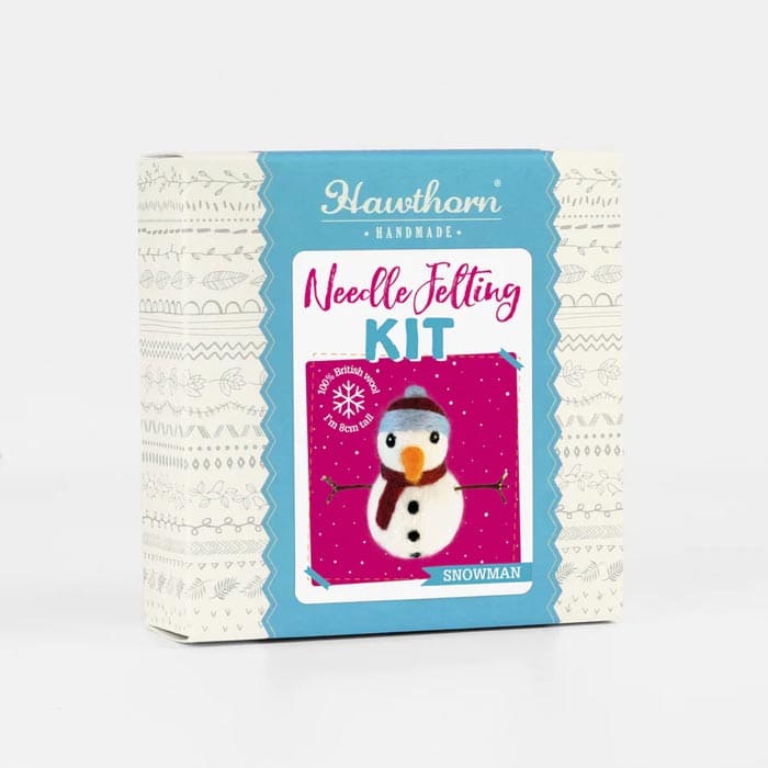 Snowman Needle Felting Kit box