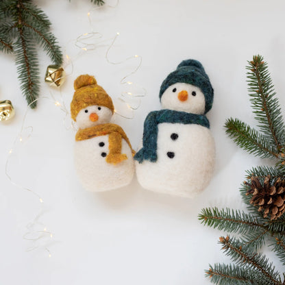 Snowmen Needle Felting Kit