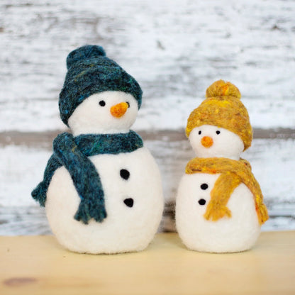 Snowmen Needle Felting Kit