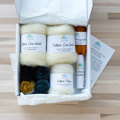 Snowmen Needle Felting Kit