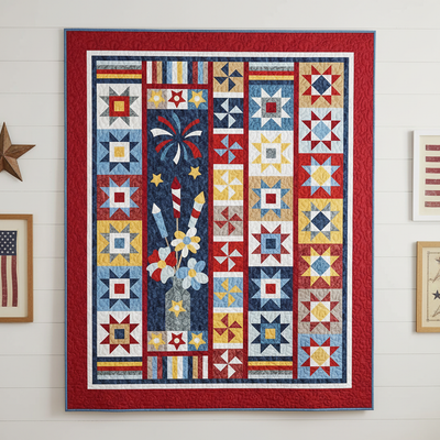 Spangled Blooms Quilt Kit