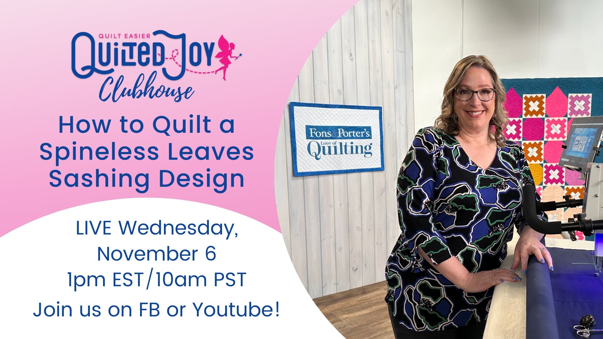 Load video: Quilted Joy Clubhouse