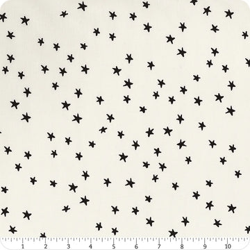 Starry Natural 108-inch wide quilt backing fabric with neutral star print