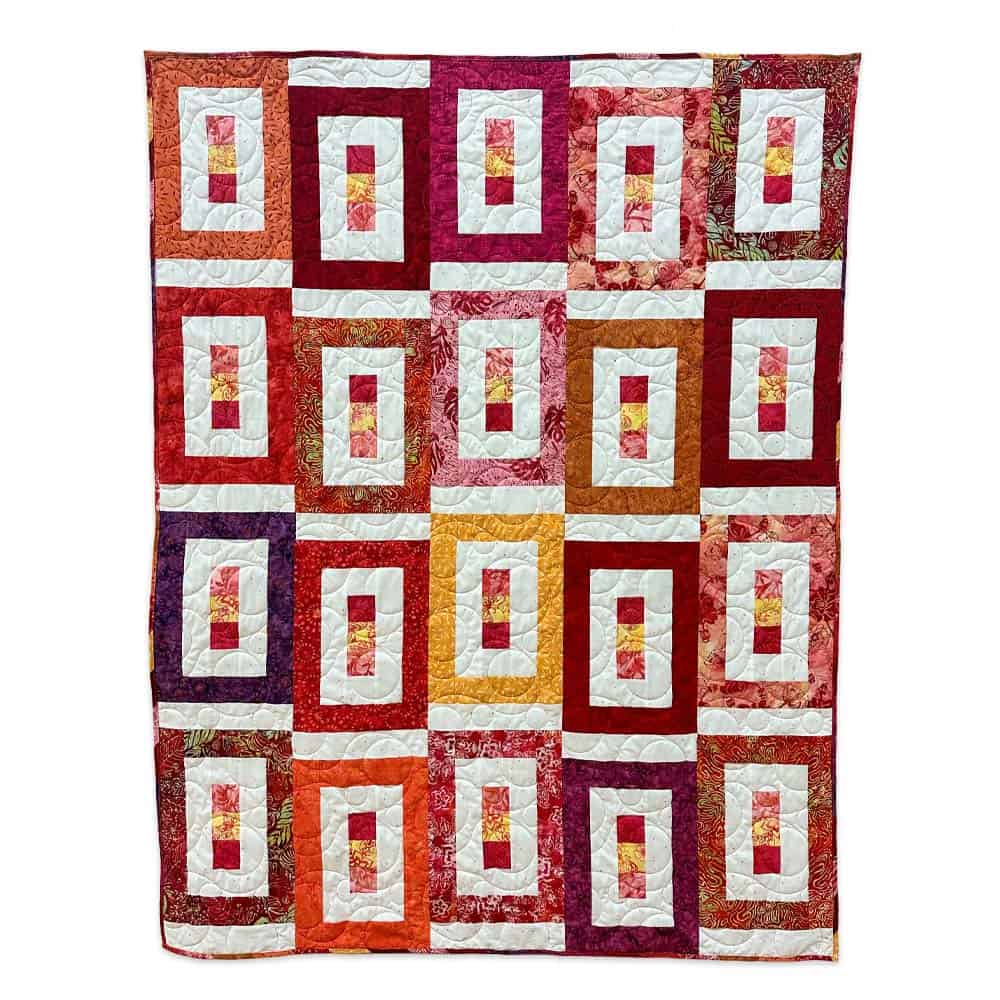 Strawberry Strudel Quilt Kit Available at Quilted Joy