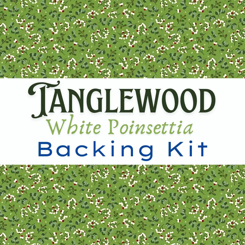 Tanglewood White Poinsettia Backing Kit Product Photo