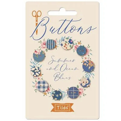 Creating Memories Summer Buttons 5pc - quilting supply from Quilted Joy