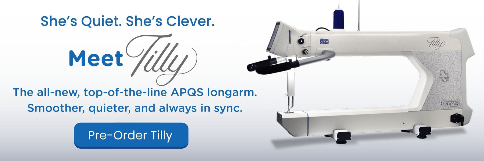 Explore the New APQS Tilly Long Arm Quilting Machine