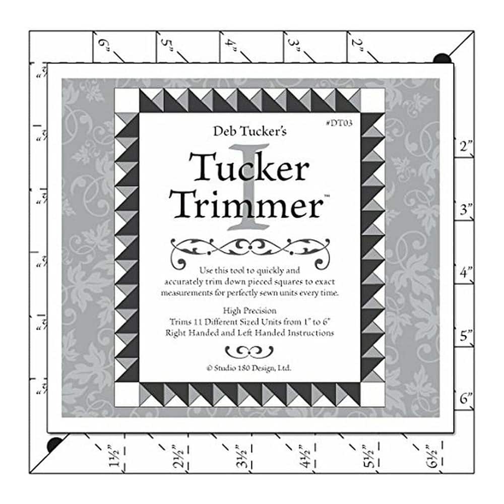 Tucker Trimmer Quilt ruler by Deb Tucker