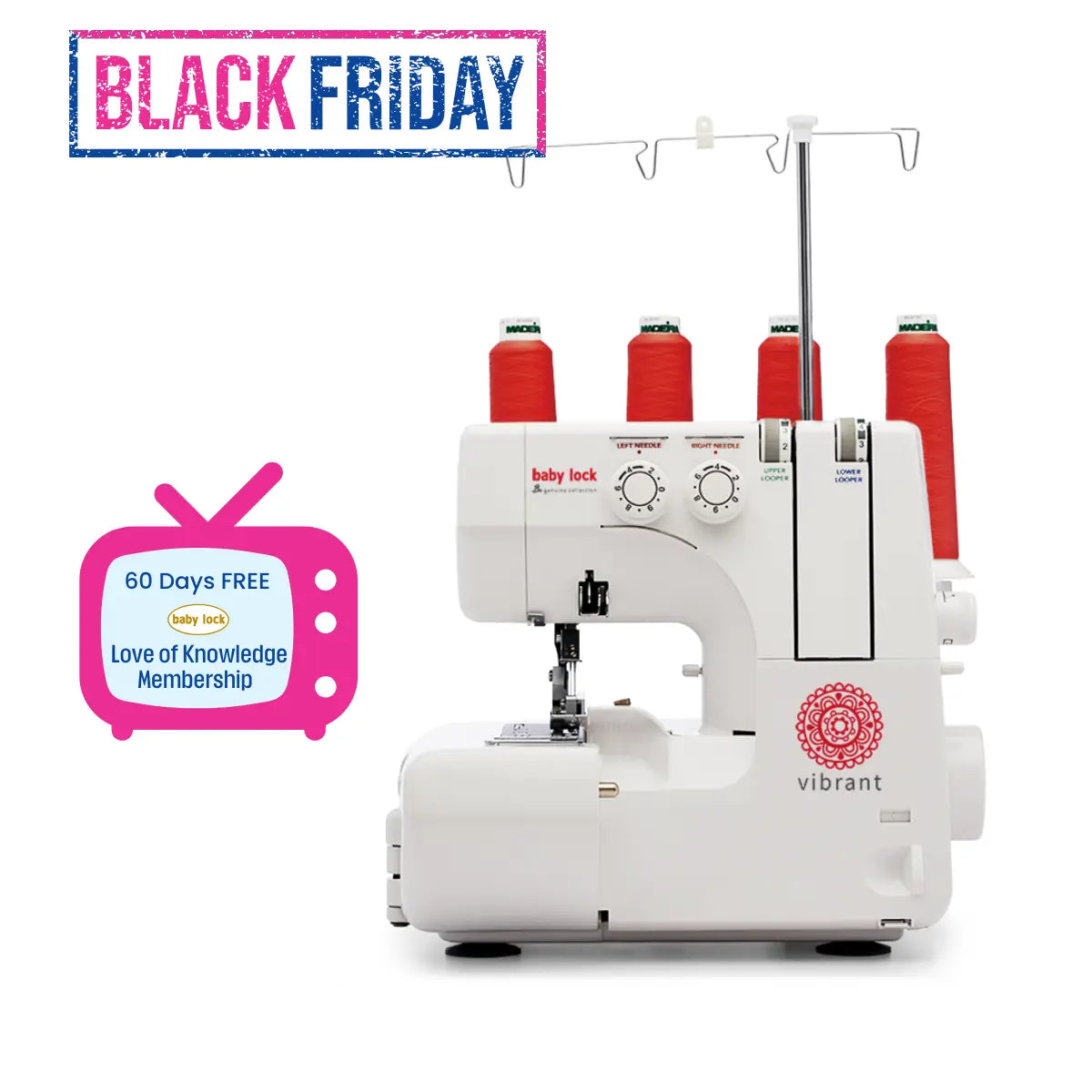 Baby Lock Vibrant Serger Machine