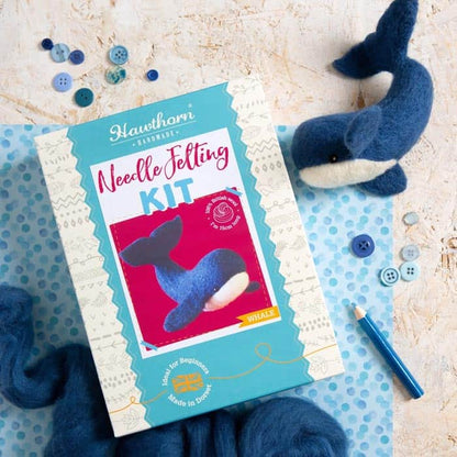 Whale Needle Felting Kit