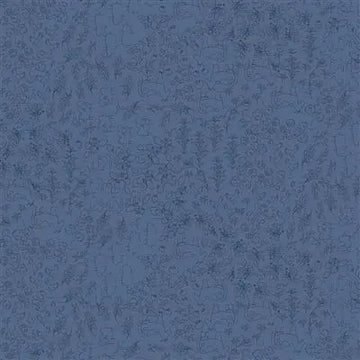 Homestead Digital Linework Dark Denim Fabric Yardage